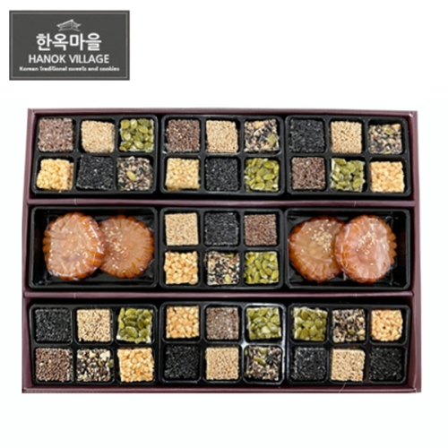 한옥마을한과 2단 한과세트B 1.6kg (1개)_이미지
