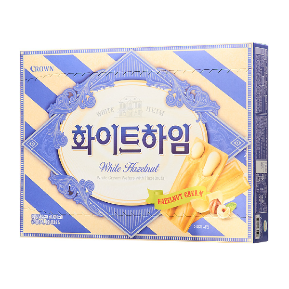 크라운제과 화이트하임 284g (24개)_이미지