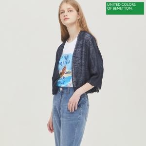 베네통 바나나 자수 가디건 BAKCB2231_NY