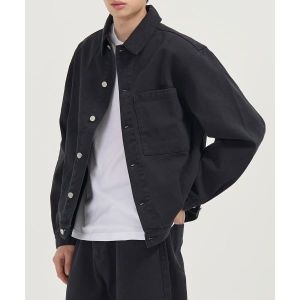 토피 TOFFEE 워크 가먼트 코튼 트러커 WING BLACK T5S-WGCTK215WB 63309