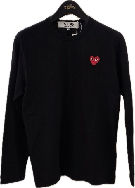 꼼데가르송 하트 로고 L/S 티셔츠 AX-T118-051 LE1220909527