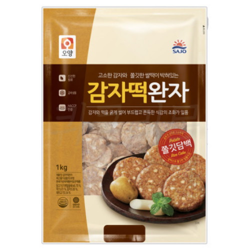 사조대림 오양 감자떡완자 1kg (1개)_이미지