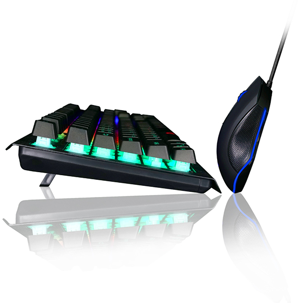 MAXTILL GMK310 레인보우 LED 키보드 마우스 세트_이미지