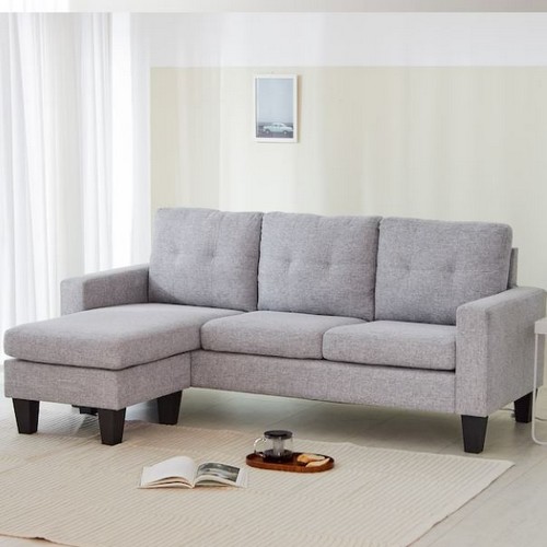 베스트리빙 마리오 패브릭 소파 3인용 (스툴포함)_이미지