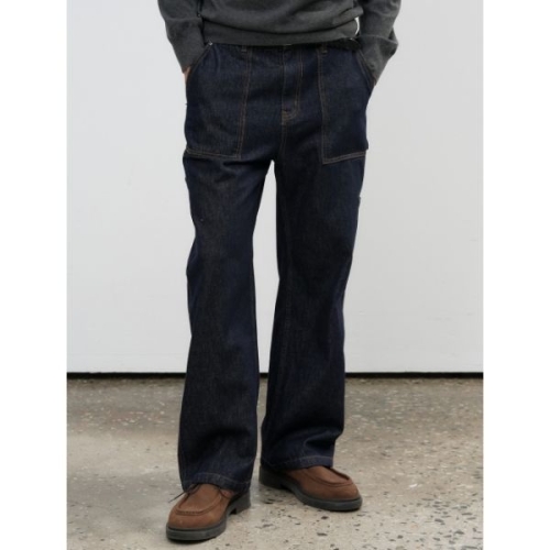 제너럴아이디어 MAN 와이드 카펜터 팬츠 NAVY SBE4M11009 SBE4M11009NA 246507