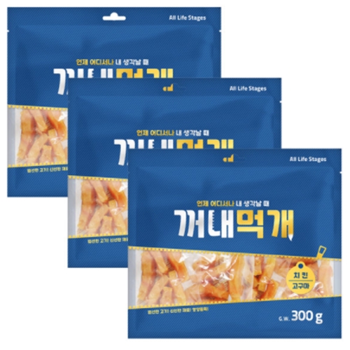 인터펫코리아 ㅤ꺼내먹개 치킨 고구마 300g (3개)_이미지