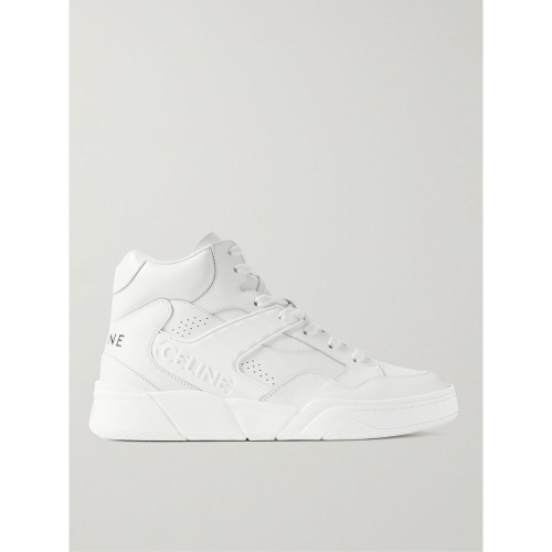 셀린느 남성 CT-06 Rubber-Trimmed Leather High-Top Sneakers 하이탑 353133840C 01O.._이미지
