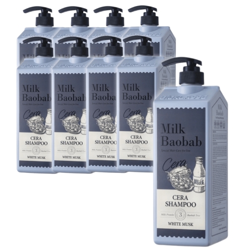 밀크바오밥 세라 샴푸 화이트머스크 1200ml (9개)_이미지