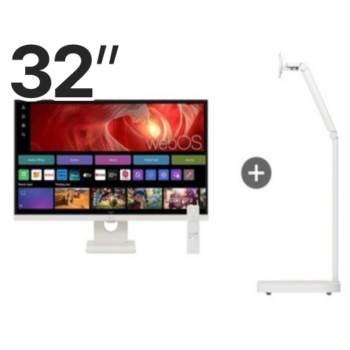 LG전자 스윙 32U731SAW 이동형 패키지 (LG 스윙 스탠드)_이미지