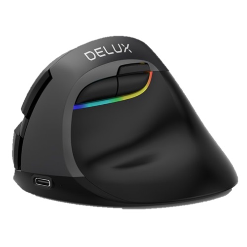 DELUX M618mini 인체공학 무선 마우스 (해외구매)