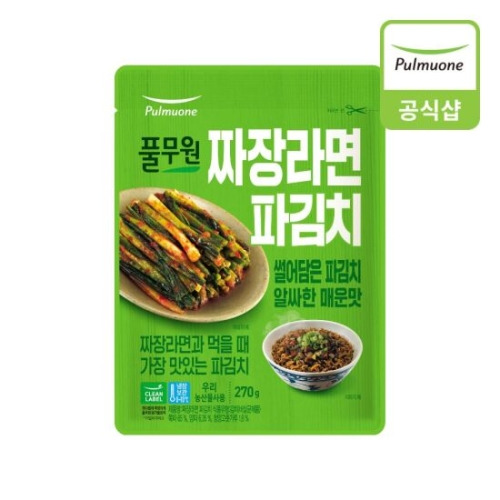 풀무원 짜장라면 파김치 270g [4개]
