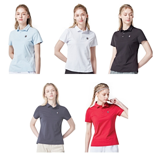 엠리밋 여성 5컬러 소로나 반팔 카라 티셔츠 LGTST522_이미지