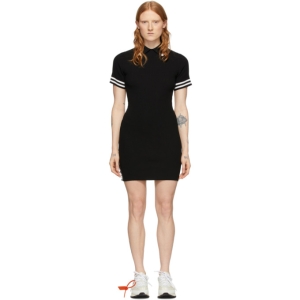  오프화이트 Black Knit Industrial Polo Dress