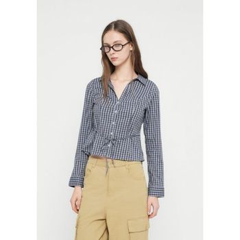  홀리스터 Co. SLIM SHIRTING Button-down blouse dark blue 7502044