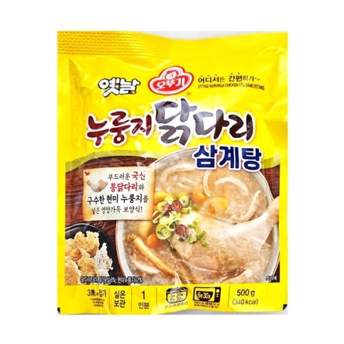 오뚜기 옛날 누룽지 닭다리삼계탕 500g (5개)