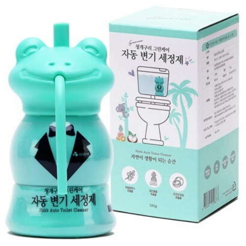 하비비 ㅤ그린케어 청개구리 변기전용 클리너 120g (6개)_이미지