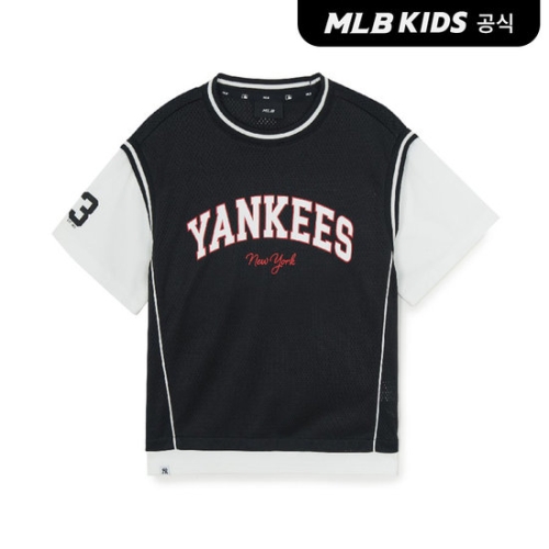 스포티브 바시티 레이어드 티셔츠 NY Black 7ATSV0363-50BKS