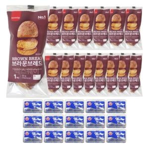 SPC삼립  브라운브레드 60g + 버터후레시 10g