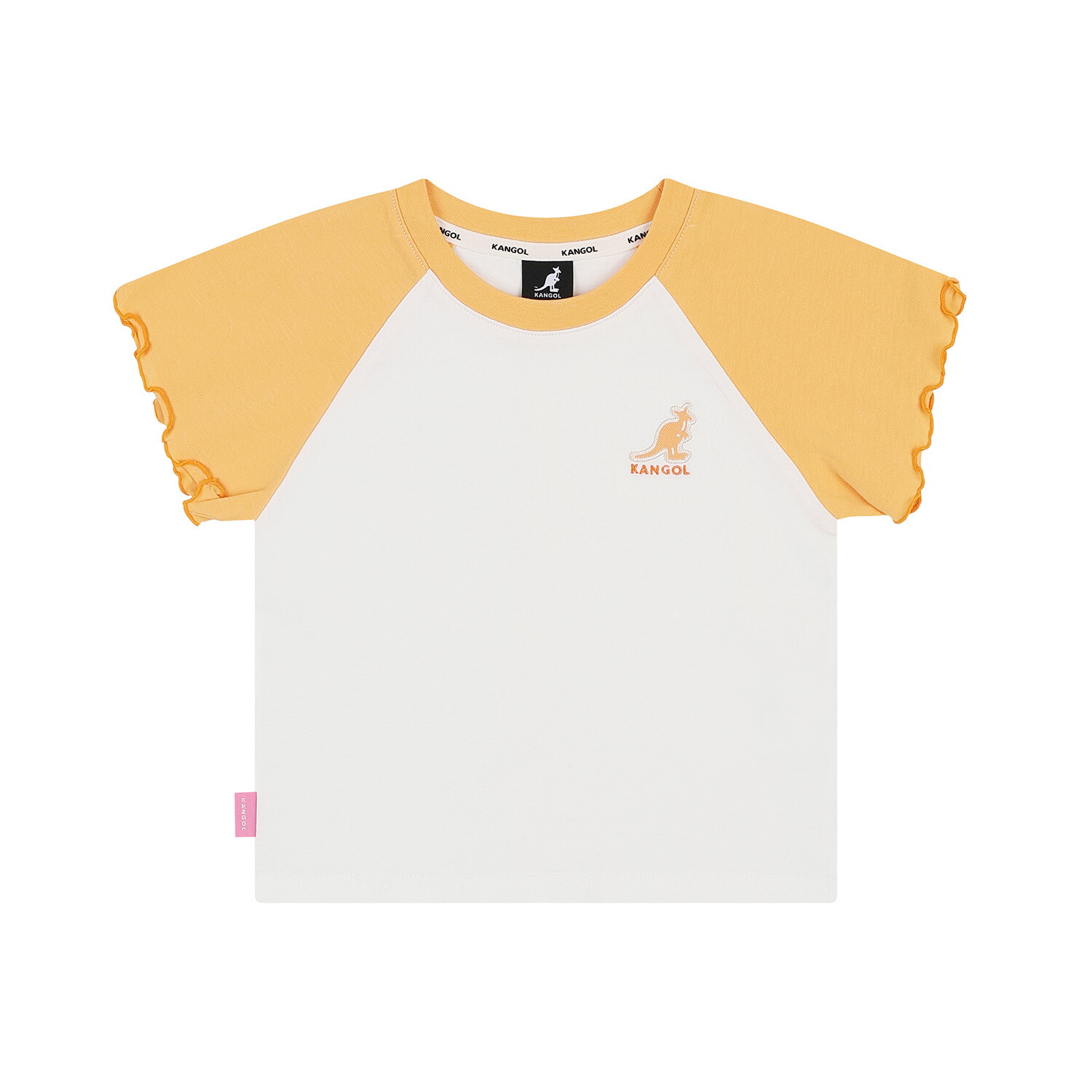 캉골키즈 컬러블럭 라글란 티셔츠 SB 2117 화이트 ASBCRT21170WH_이미지