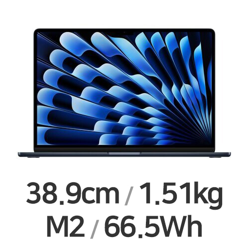 APPLE 맥북에어15 M2 8코어 CPU, 10코어 GPU 블루 (램16GB, SSD 1TB)