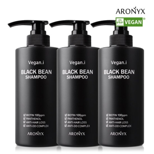 아로닉스 비건아이 블랙빈 탈모 샴푸 500ml