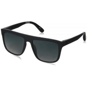 Ž�� Womens Jett Square Sunglasses, Matte Black, 58-19-148