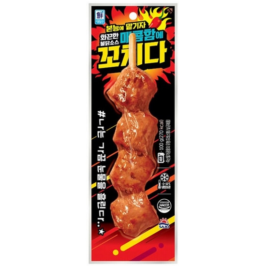 사조대림 대림선 매콤함에 꼬치다 100g (20개)_이미지