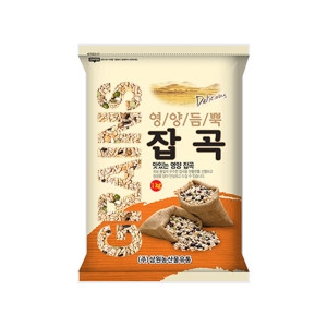 슈퍼푸드 귀리+렌틸콩 혼합 15곡-1kg 삼원농산