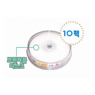 프린코 DVD-R 4.7GB 4x 케익 10장 프린터블_이미지