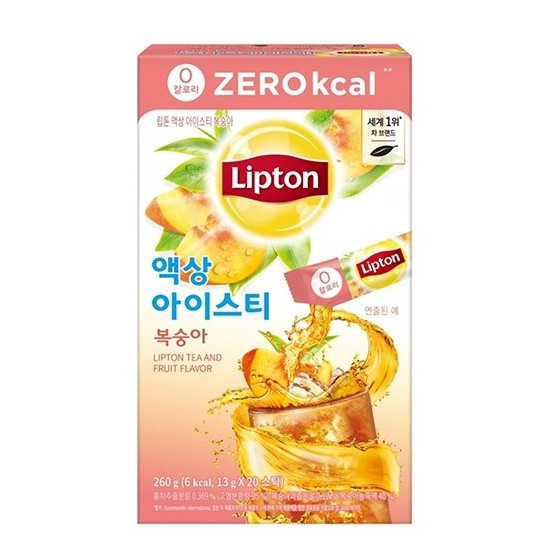 립톤 제로 액상 아이스티 복숭아 20T (1개)_이미지