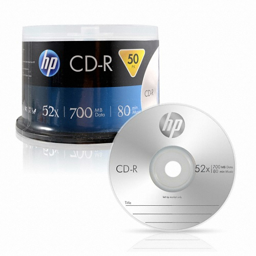 HP CD-R 700MB 52x 케익 (50장)