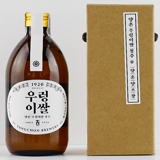 양촌양조장 우렁이쌀 청주 500ml이미지입니다. 누르면 해당 게시물로 새창이동합니다.