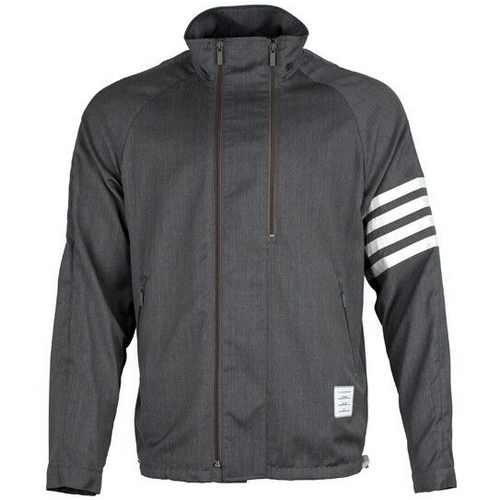 톰브라운 더블 지퍼 래글런 재킷 MJO096A 00626 (035, 메드 그레이)_이미지