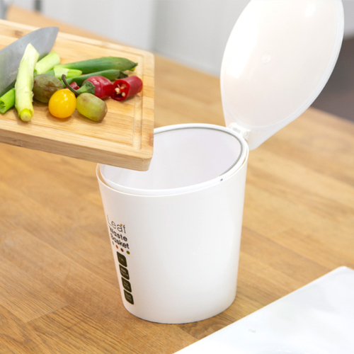 플라팜 리프 미니 음식물쓰레기통 1.5L_이미지