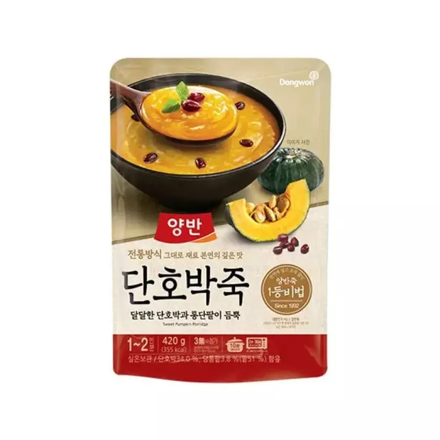 동원F&B 양반 단호박죽 420g (10개)
