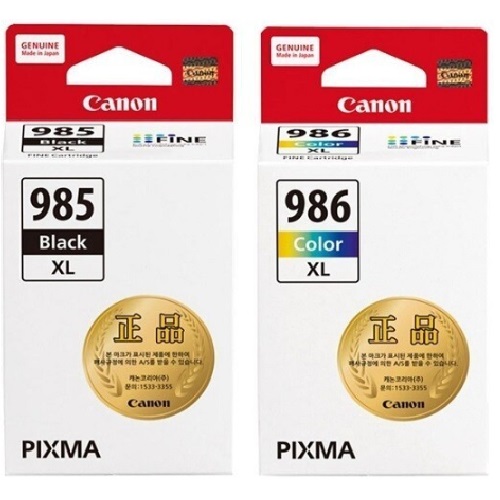Canon 정품 PG-985XL, CL-986XL 세트