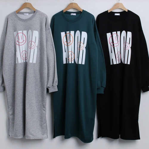 빅사이즈원피스 T630L512 빅나염스마일박스원피스 BU