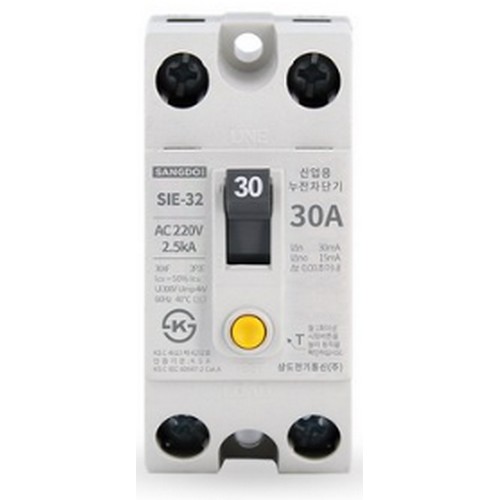 상도전기통신 누전차단기 SIE-32 2P 30A_이미지