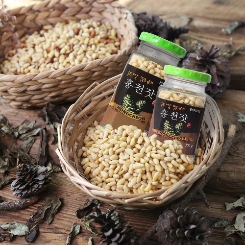 홍천 잣 백잣 100g