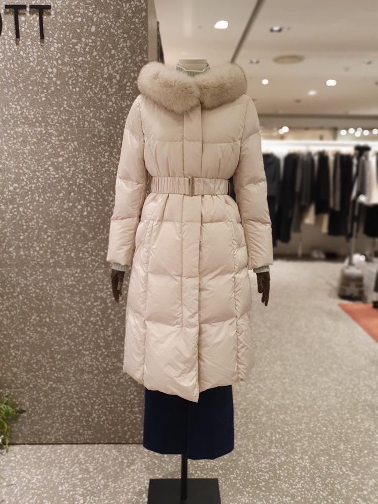 폭스털 후드 구스다운 롱패딩 JMCE2PD10