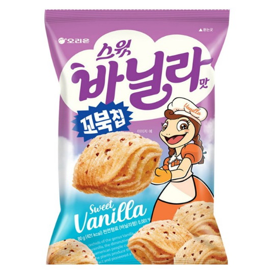 오리온 꼬북칩 스윗바닐라맛 136g (3개)