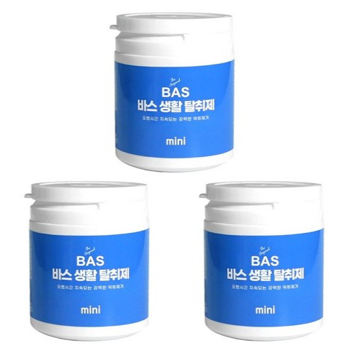 바스 차량용 미니 생활 탈취제 150g (3개)_이미지
