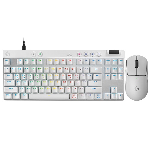 로지텍 G PRO X SUPERLIGHT 2 + PRO X TKL RAPID 키보드 마우스 세트 (화이트)_이미지