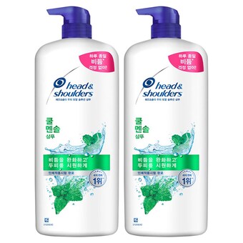 <b>헤드</b><b>앤</b><b>숄더</b> 쿨 멘솔 샴푸 1200ml