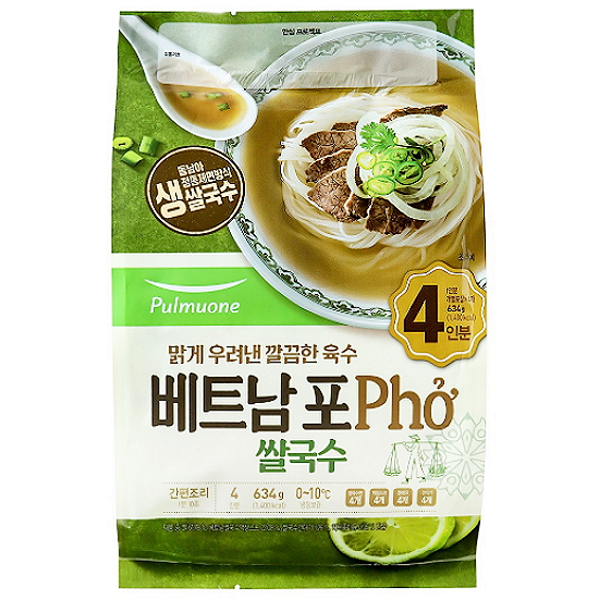 풀무원 베트남 포 쌀국수 4인분 634g (1개)_이미지