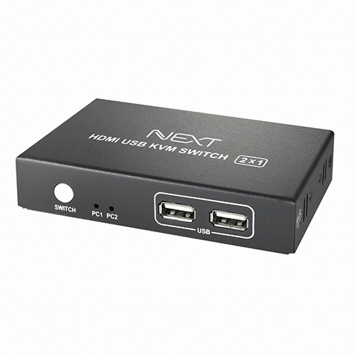 �������������ͽ� �ؽ�Ʈ 1:2 USB HDMI ������ KVM����ġ (NEXT-7102KVM-4K)