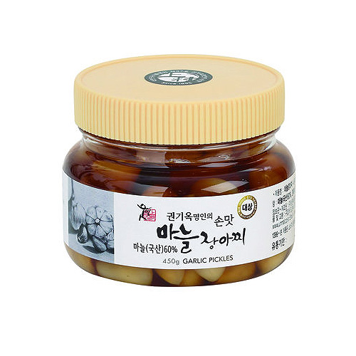 상촌식품 권기옥명인 마늘장아찌 450g이미지입니다. 누르면 해당 게시물로 새창이동합니다.