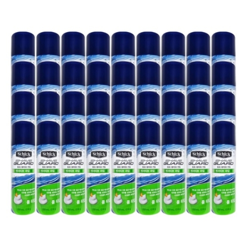 쉬크 쉐이브가드 센시티브 라임 폼 220ml (36개)