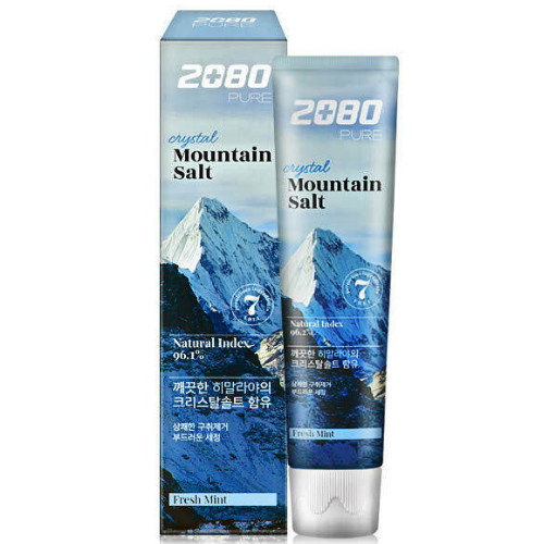 애경 2080 히말라야 퓨어마운틴 크리스탈민트 솔트치약 150g (12개)