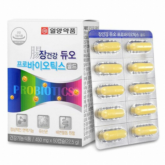 일양약품 장건강 듀오 프로바이오틱스 골드 50캡슐 (1개)_이미지
